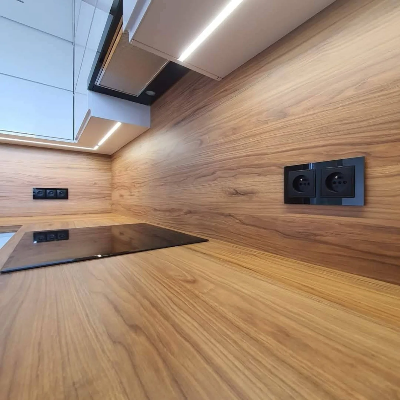 Detalle de cocina en madera
